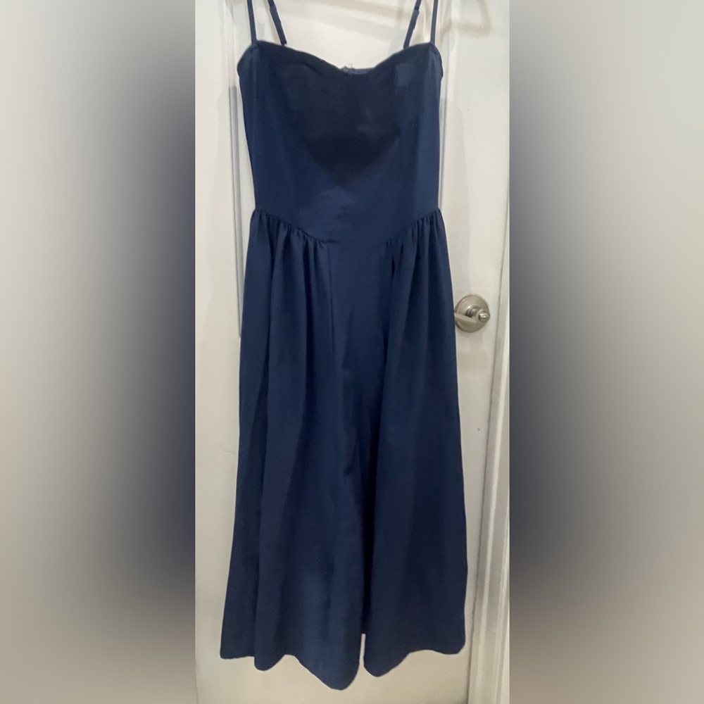Elegant Navy Blue Women's Dress